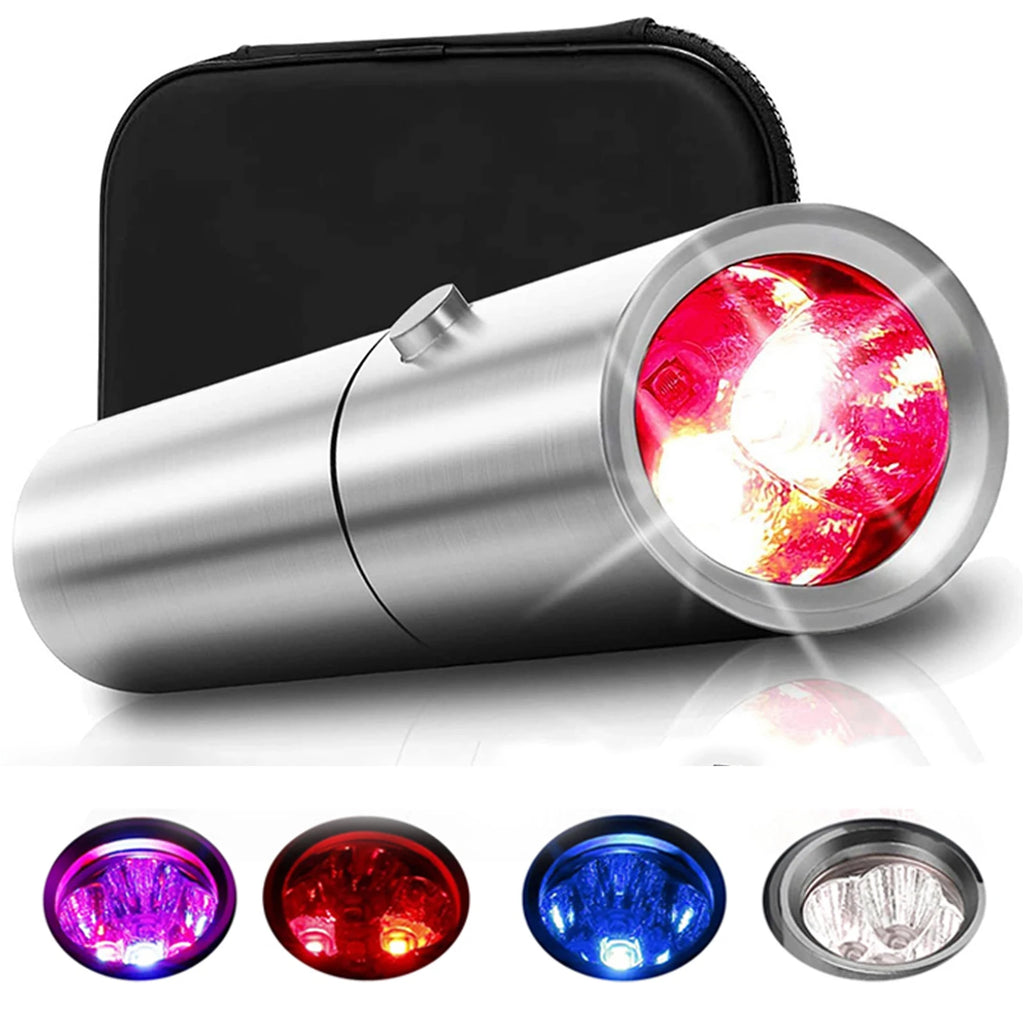 Red Light Therapy Wand Device for Body Relief Acne Treatment With 5 Wavelengths Near Infrared 900nm Light Therapy Skin Health