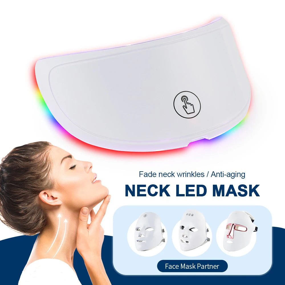 Aura Glow — 7-Color LED Light Therapy Face & Neck Mask