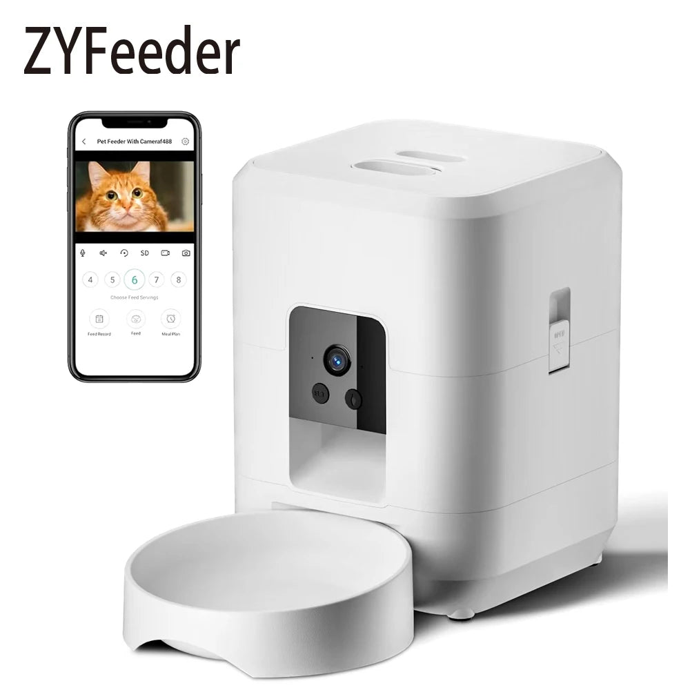 Aura Feed — 2L Smart WiFi Pet Feeder with Camera