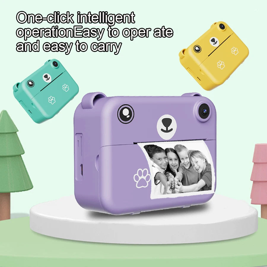 Aura Snap — Kids 1080P HD Digital Camera with Instant Print & Thermal Printer